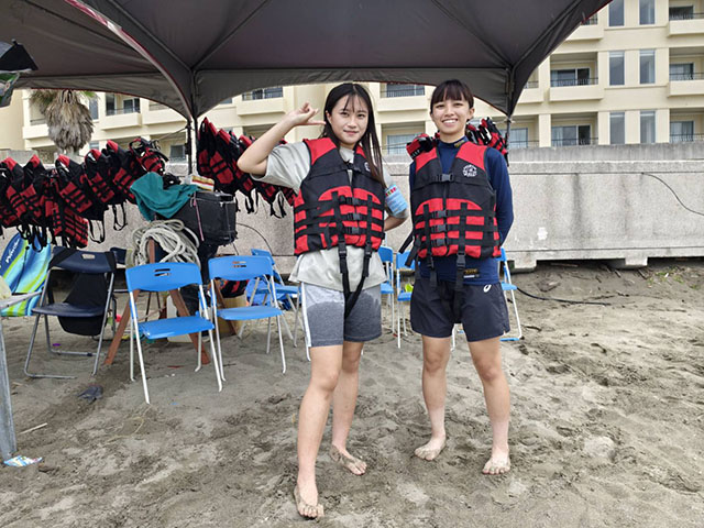 ▲圖,海域遊憩熱區建置救生衣借用站、培訓安全志工。( 記者李堂安翻攝)