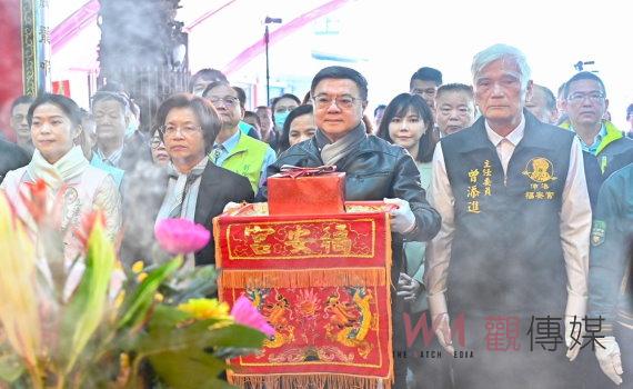 行政院長卓榮泰參香祈福 王惠美盼中央助彰化脫胎換骨