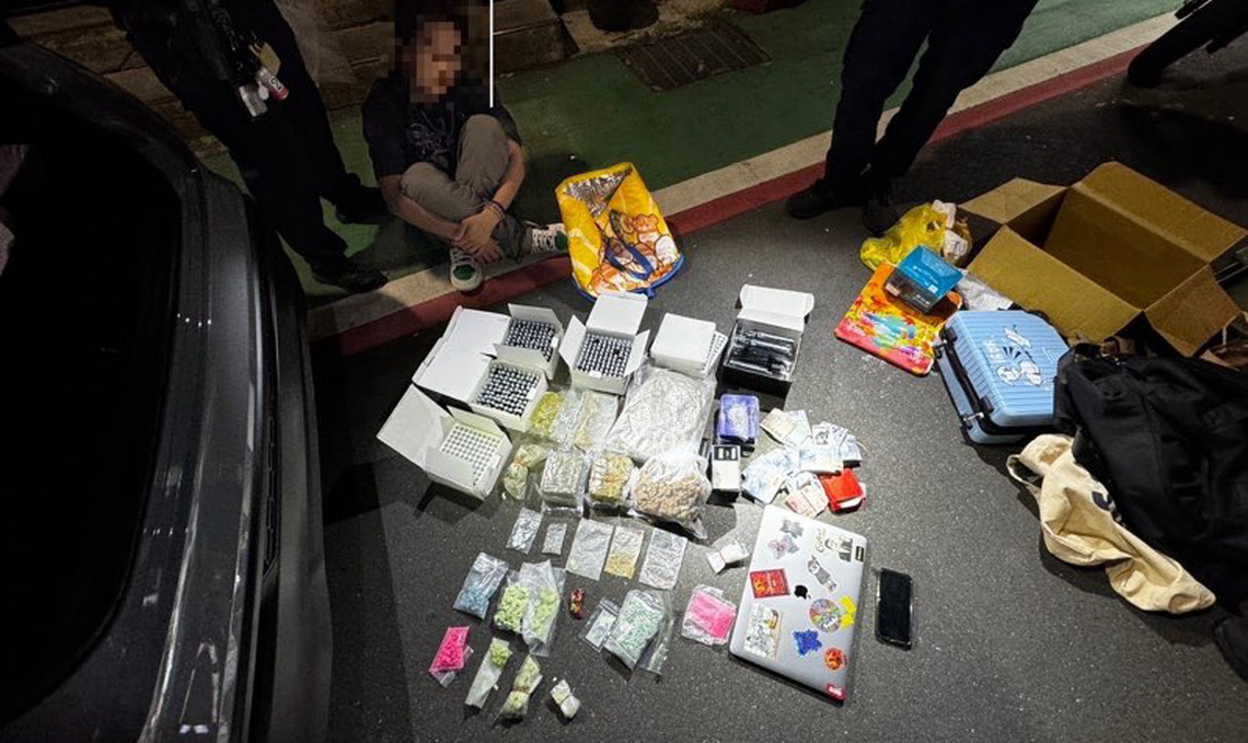 違停呼麻呼到昏睡 遭警查獲大量毒品