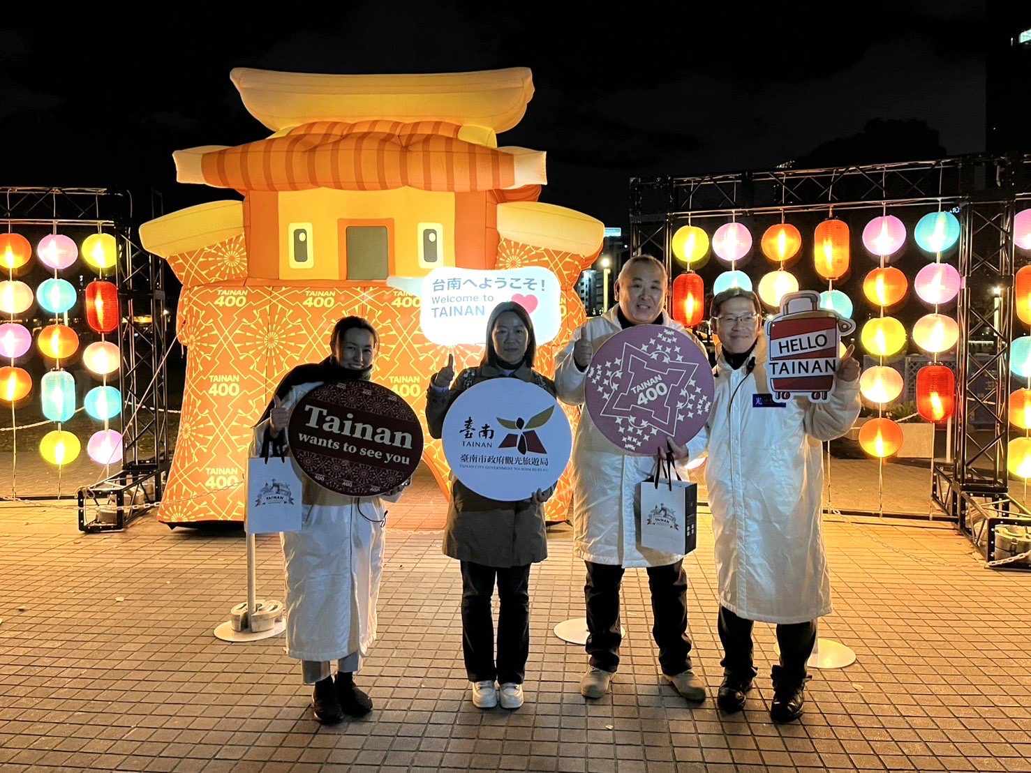 璀璨登場大阪‧光之饗宴2024  南市古蹟靖波門化身西門君邀請日本民眾臺南觀光體驗古都魅力