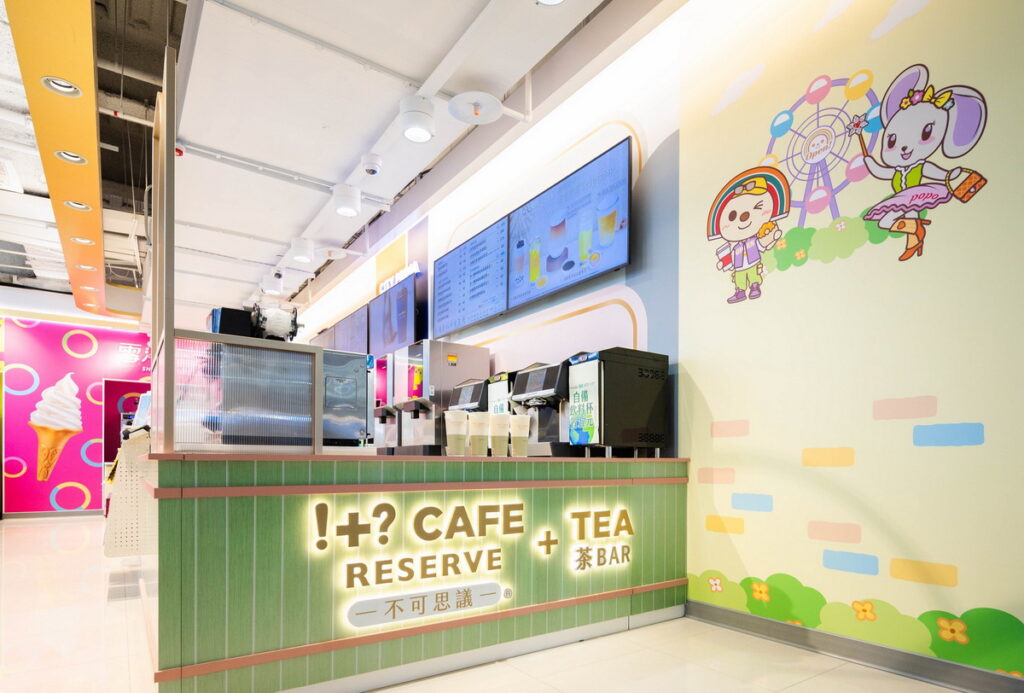 7-ELEVEN清水綻門市引進不可思議茶BAR專區,為服務區首家導入門市。