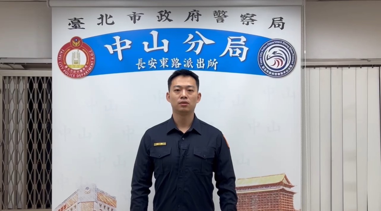 ️長安東所所長李欣鴻說明。(圖/記者薛秀蓮 翻攝)