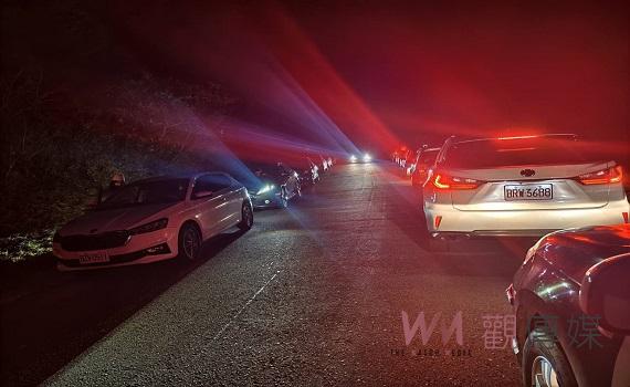 交通疏導管制! 合歡山雙子星流星雨湧入大批人潮