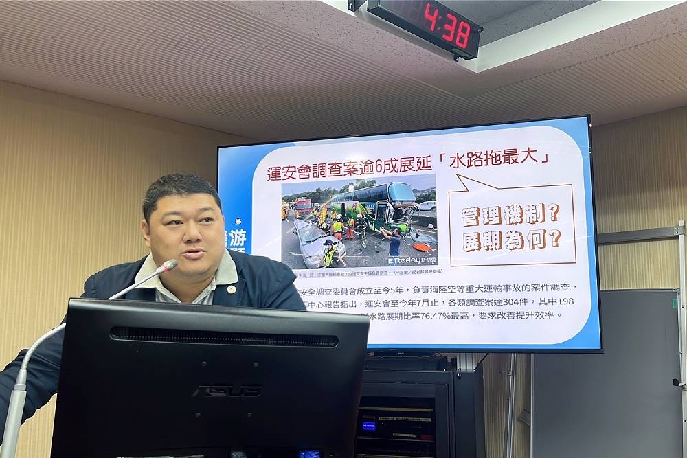 游顥揭運安會調查報告最久需3年 陳世凱:3至6個月完成才符合期待 230 游顥揭運安會調查報告最久需3年 陳世凱:3至6個月完成才符合期待 229