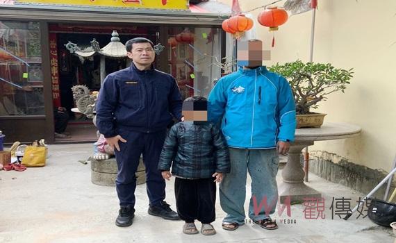 6歲童外出走失 北港警助尋家人團圓