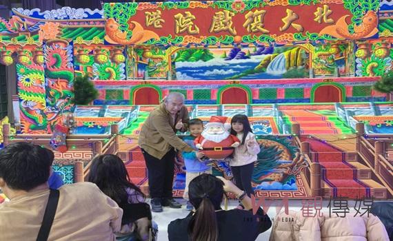 黃世志電視木偶劇團北港大復戲院演出  上映聖誕奇機深獲大小朋友喜愛