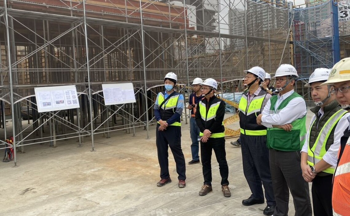 強化高處作業安全措施 高市勞工局長率隊督促工地自主檢核