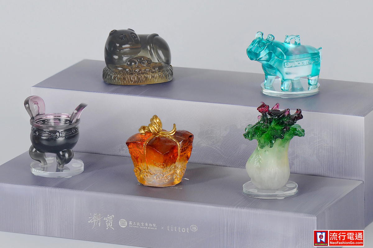 琉園 tittot 錦心瓶 一輪挿し 台湾ガラス 故宮博物館