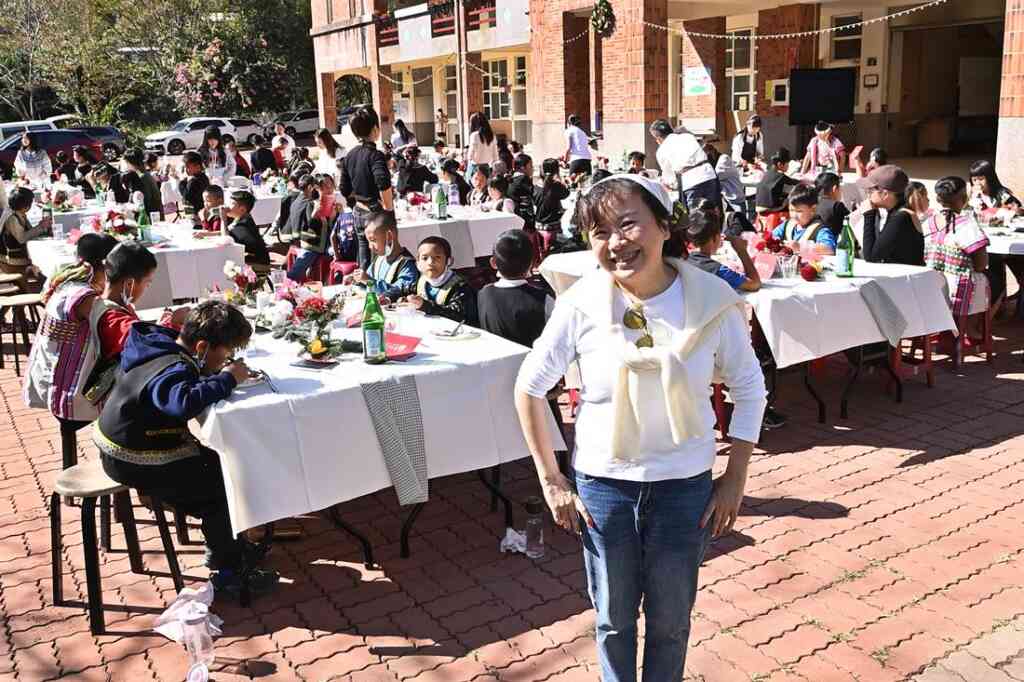 ▲愛飯團團長許心怡表示，今年愛飯團公益餐會邀請到剛得到台北米其林一星的Nobu Lee來擔任主廚，他一聽到這個邀請，立刻熱血的答應了。（記者張玉泰攝）