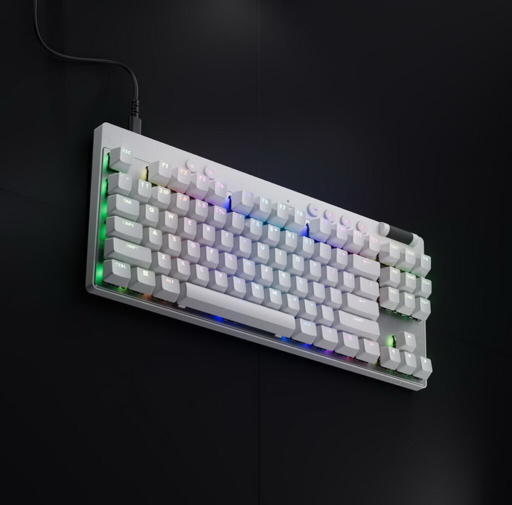 Logitech G PRO X TKL RAPID類比磁軸電競鍵盤正式上市。