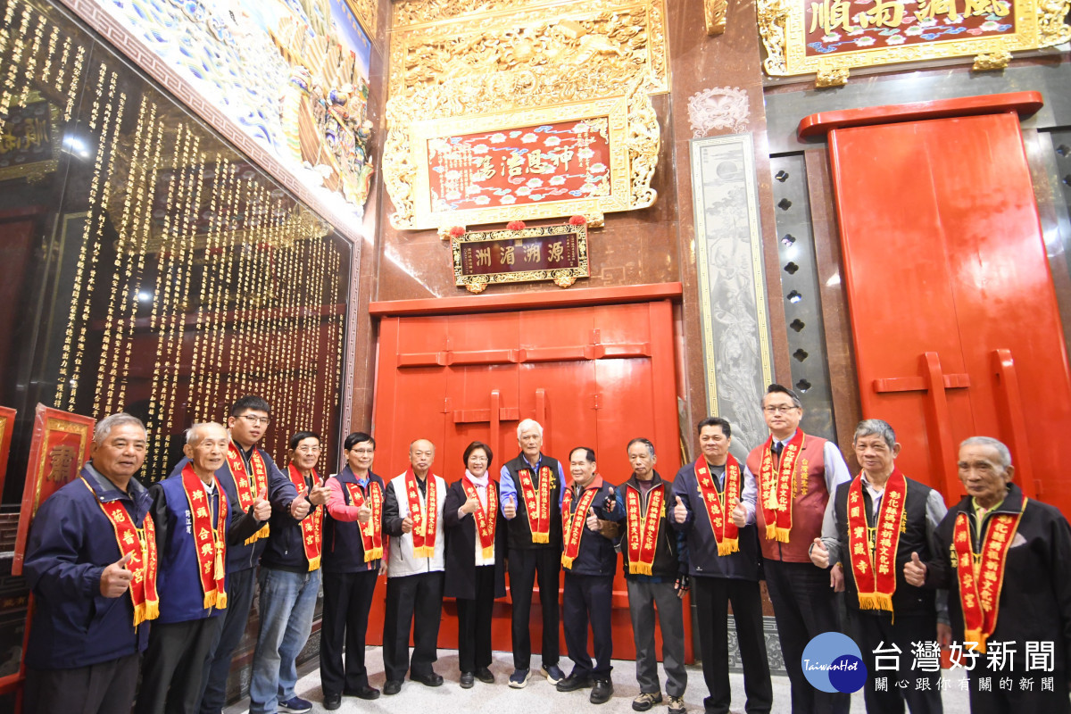 福安宮聖母殿重建入火安座，12/20-22千尊神尊做客金光閃閃。圖／記者鄧富珍翻攝