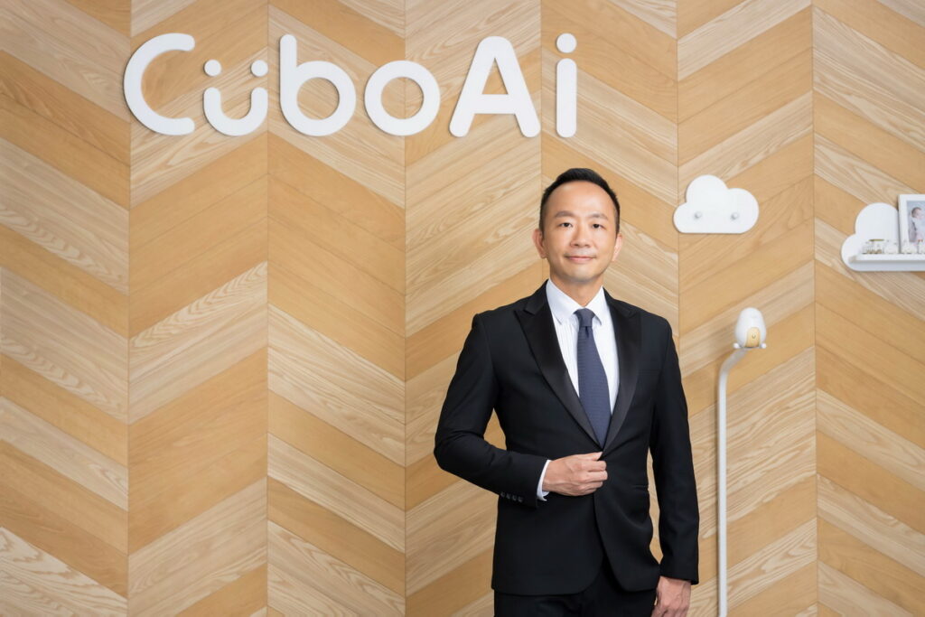  CuboAi 董事長曾志新表示，「CuboAi 專注於結合 AI 科技，打造完善的母嬰科技生態圈。」