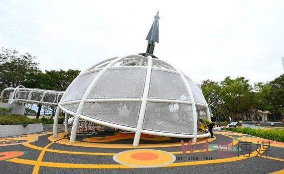 桃園龍潭運動公園兒童遊戲場啟用　提供孩童探索與親子互動場域