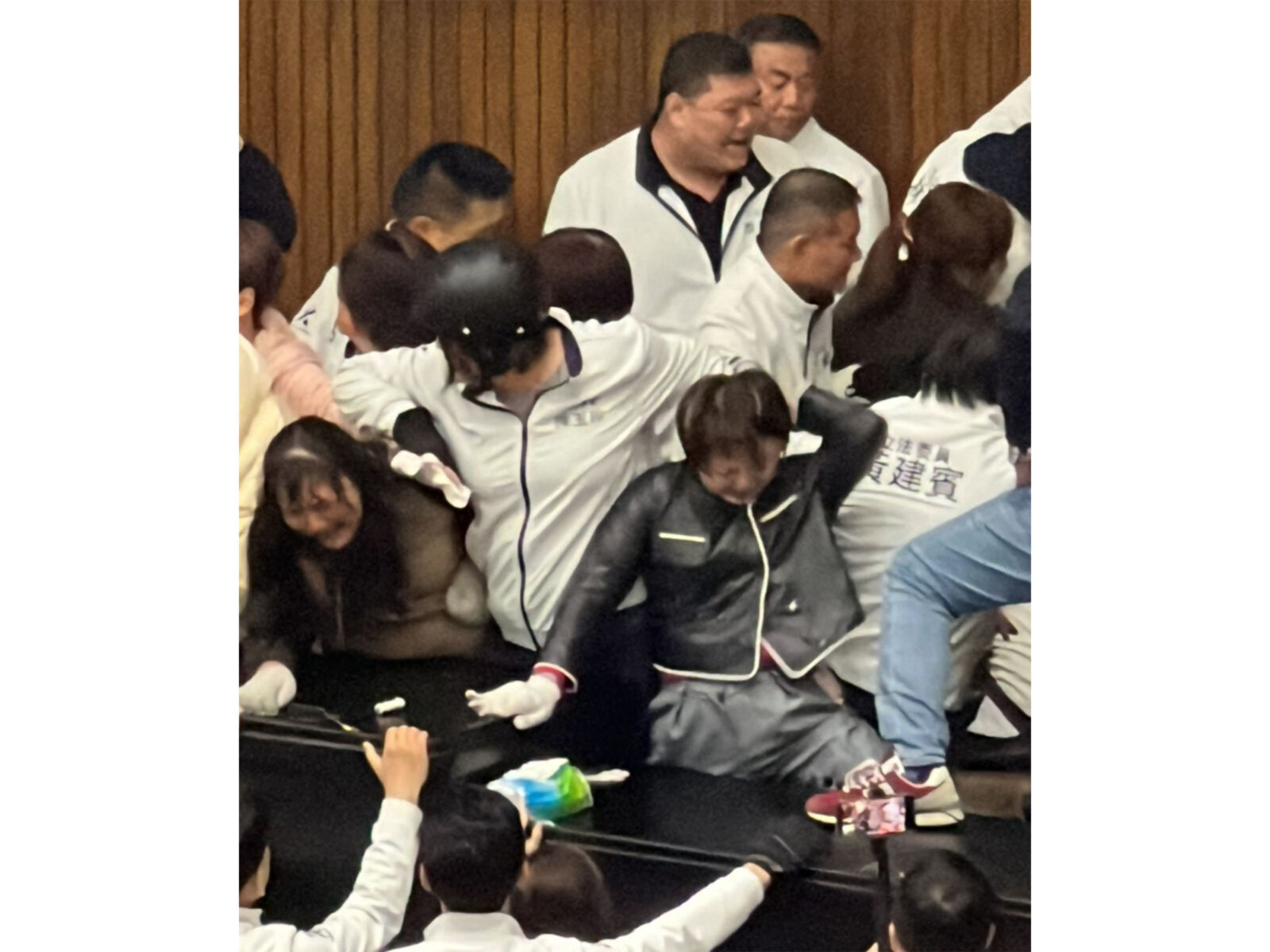 立法院朝野大亂鬥　金門坦克陳玉珍「清戰場」助藍奪回主席台 247