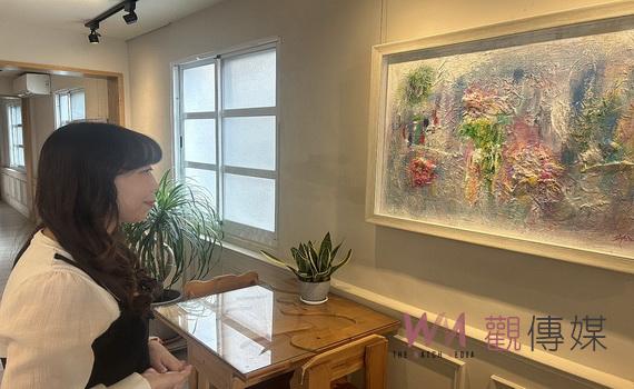 從愛畫、學畫、教畫到開創作個展 李沂璇老師為大田中區示範繪出一片天的足跡