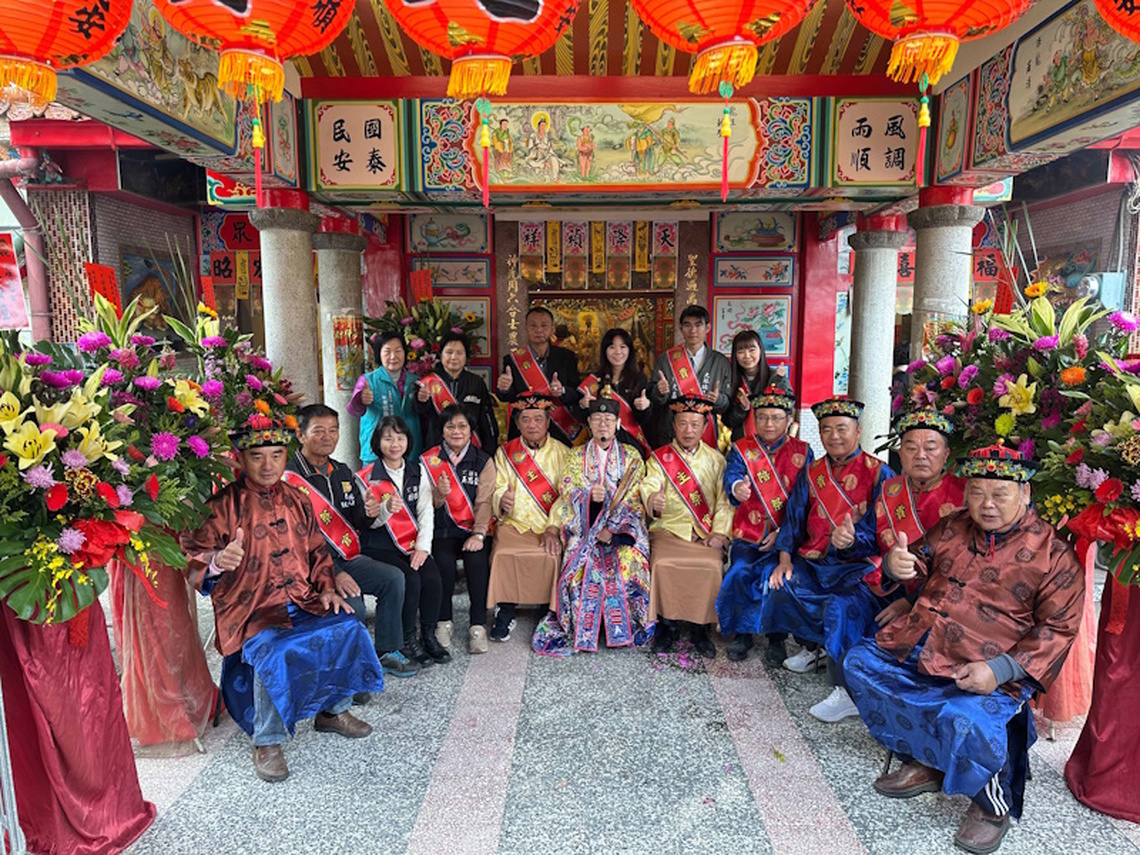 嘉義大林水碓鎮安宮舉行入火安座典禮 祈求鄉親平安