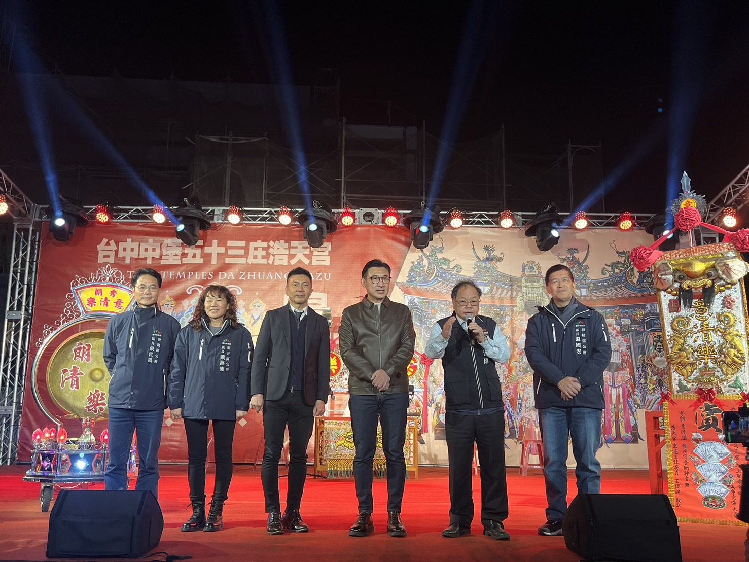 3百年古廟費時10年重建！中市梧棲浩天宮平安福宴慶落成　民政局長賀風華再現