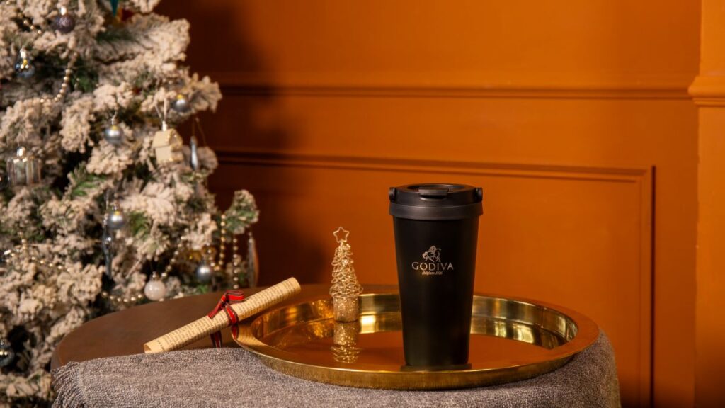 購買2杯「GODIVA 醇濃熱巧克力」加價399元可換購限量GODIVA 品牌保溫杯
