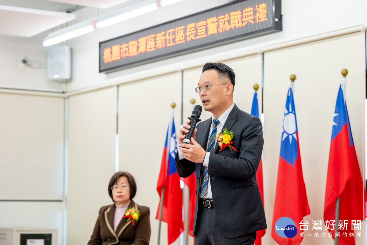 蘇副市長致詞。<br /><br /> <br /><br />