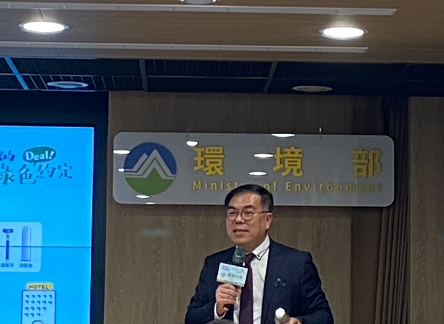 環境部彭啓明部長致詞（記者黃楸玲／攝影）
