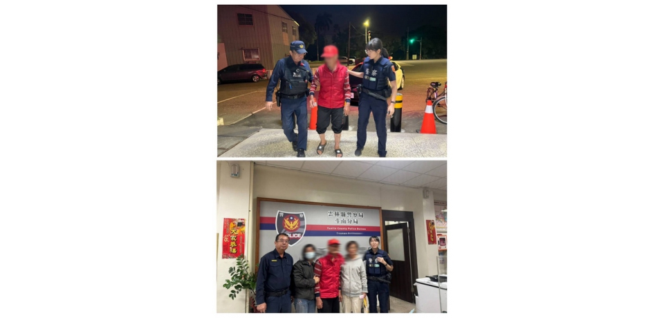 失智翁迷路 雲林縣新光警助其返家