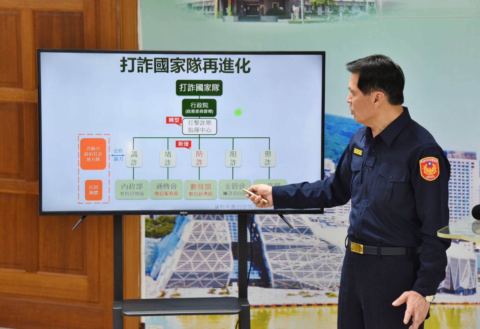 高雄警打詐儀表板記者會　林炎田提醒：派員面交現金就是騙局 235