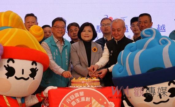 (有影片)/土庫首度舉辦元旦升旗典禮! 張麗善邀民眾共迎新年喜悅