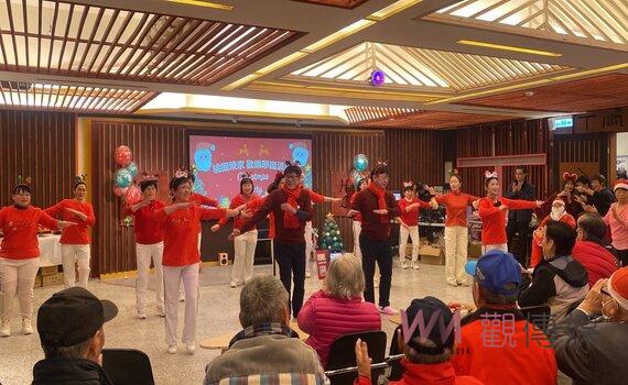 桃園榮家長輩開趴歡聚迎新年 祈願新年的幸福希望