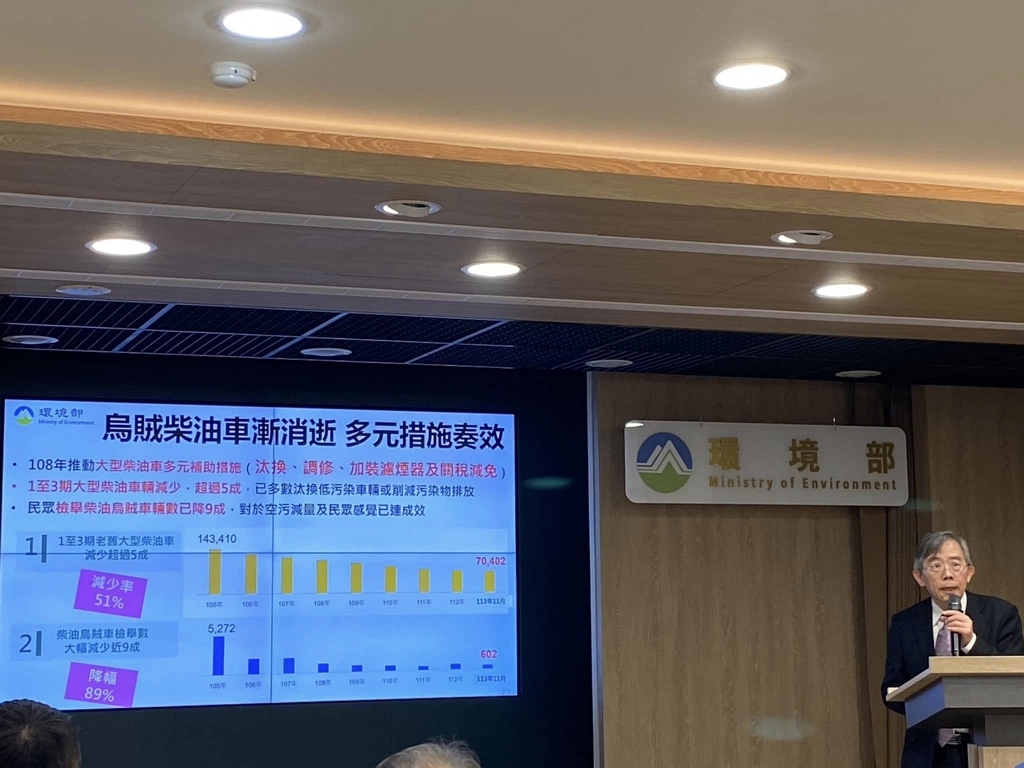 大氣司張順欽司長說明（記者黃楸玲／攝影）