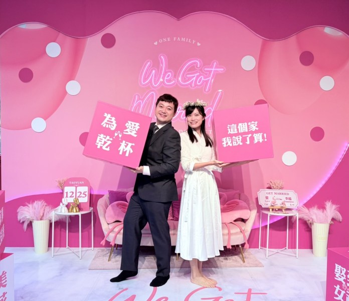 浪漫聖誕節 桃市95對新人登記結婚 73 桃園1