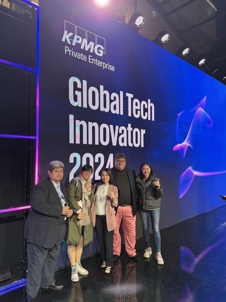 ▲科淨能源2024年代表台灣參加葡萄牙舉辦的全球KPMG創新科技大賽總決賽。（記者 陳維鈞翻攝）