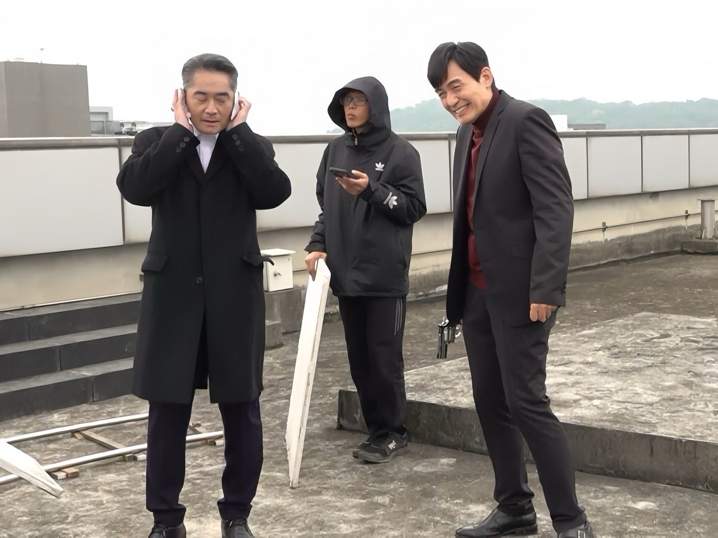 江國賓拍攝外景遇上寒流　冷風吹到耳朵要掉下來了