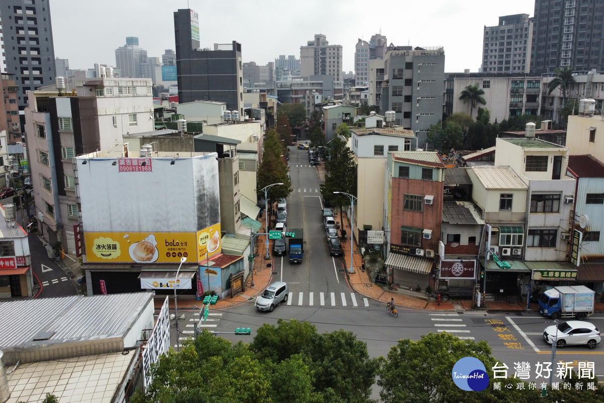 博愛路中原路口現況。<br /><br />