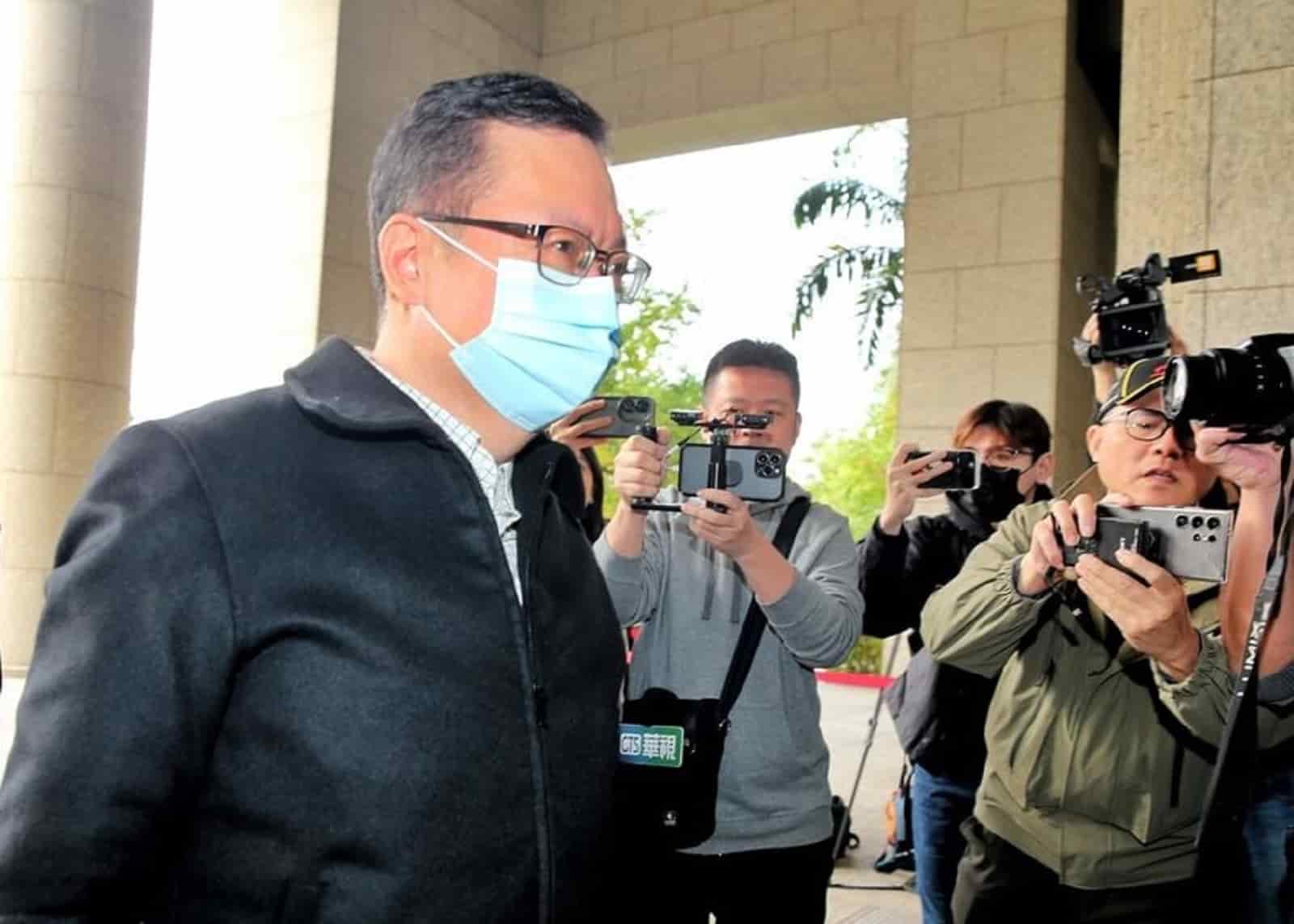 行政院前副院長鄭文燦(圖)涉收賄案,桃園地院30日再度開庭審理。中央社