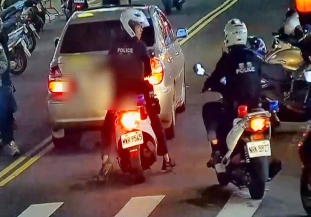 轎車拒檢一路衝撞4車 高雄警強力壓制逮捕藏毒通緝犯 233 248241230a07