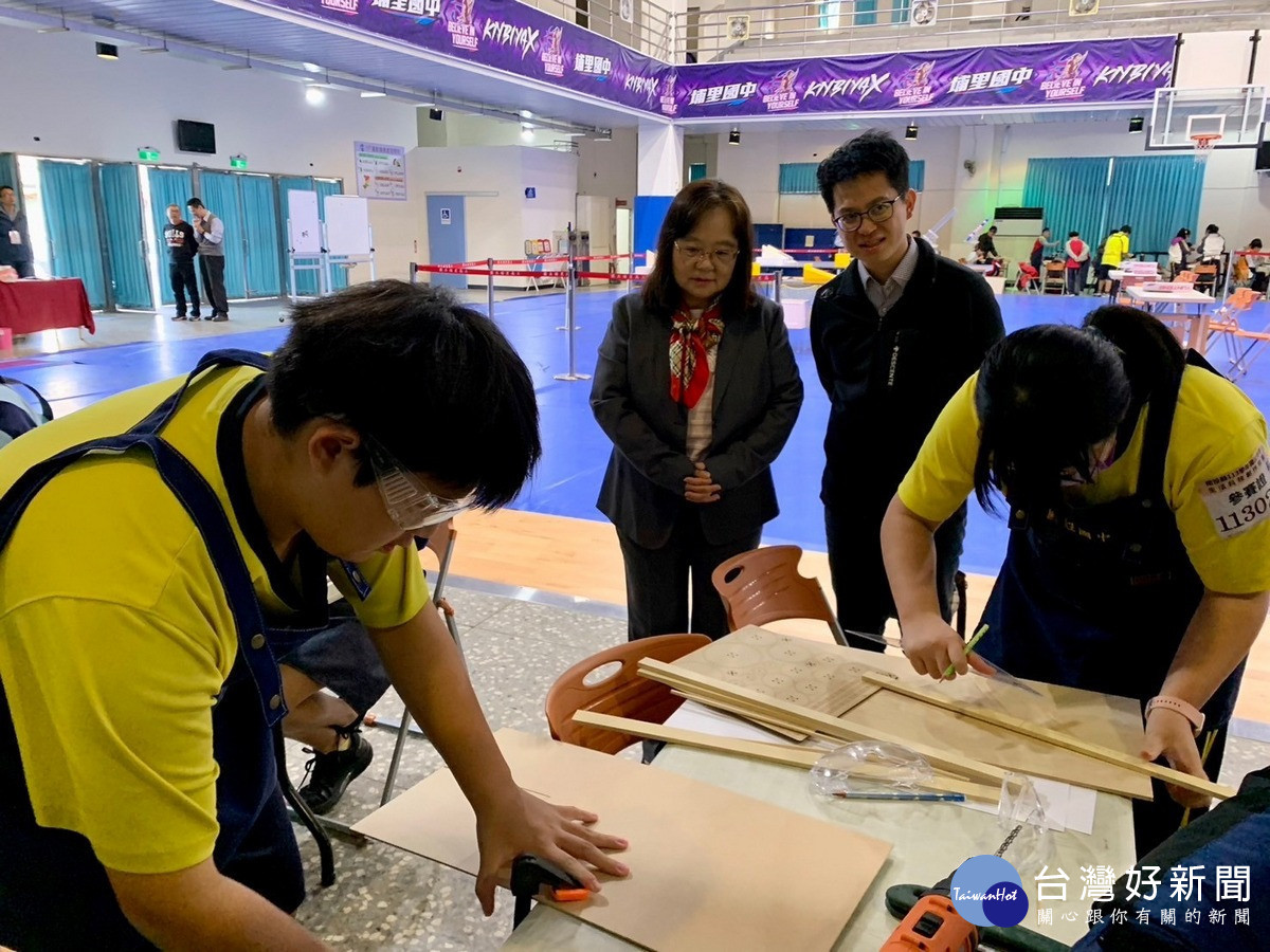 國中生活科技創作競賽。(圖/縣府提供)