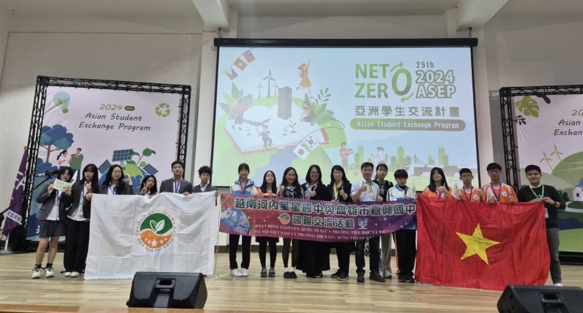 呼籲淨零與環境永續 嘉興國中亞洲學生交流計畫六度奪金