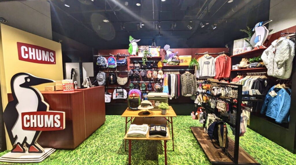 美國露營品牌CHUMS快閃店 在12／27-2／28於京站廣場B2限定登場！