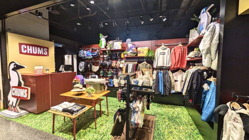 美國露營品牌CHUMS快閃店 在12／27-2／28於京站廣場B2限定登場！