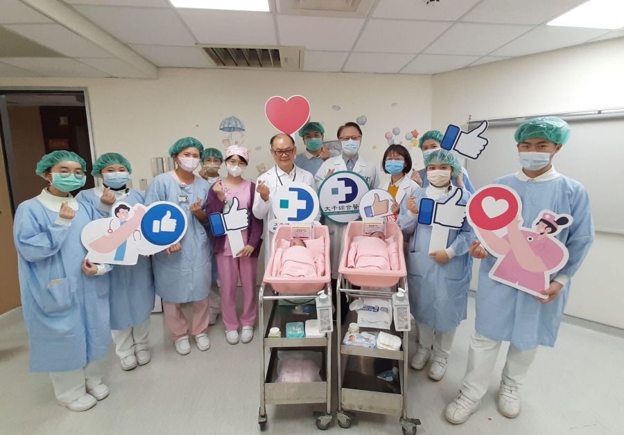 大千醫院元旦一早喜迎2位女寶寶   各界祝福