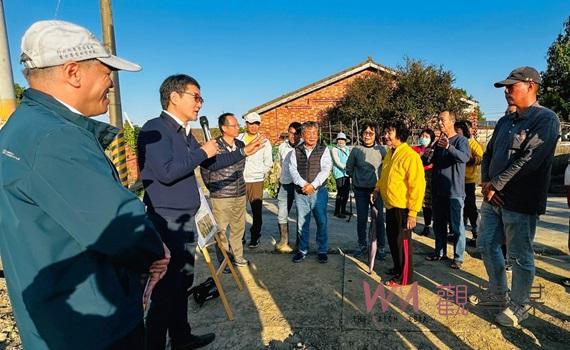 立委劉建國爭取6830萬改善20條農水路 提升斗南、大埤農業灌溉效能