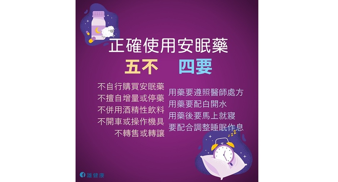 安眠藥注意  正確使用最安心