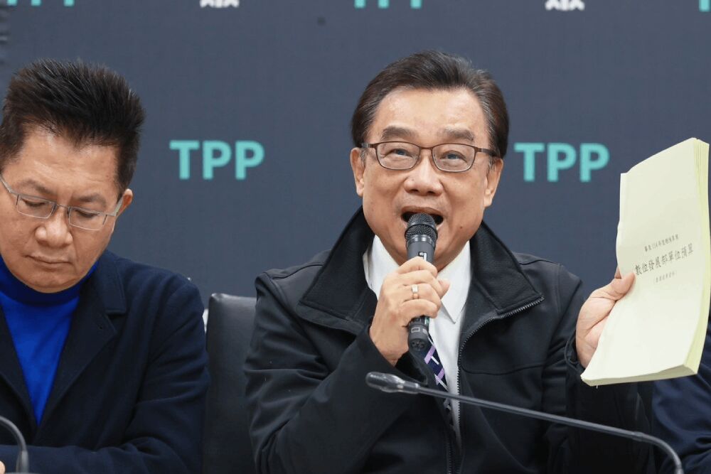 批數發部預算濫編 黃國昌:將再大刪「保證國人有感」 200 照片來源:台灣民眾黨立院黨團
