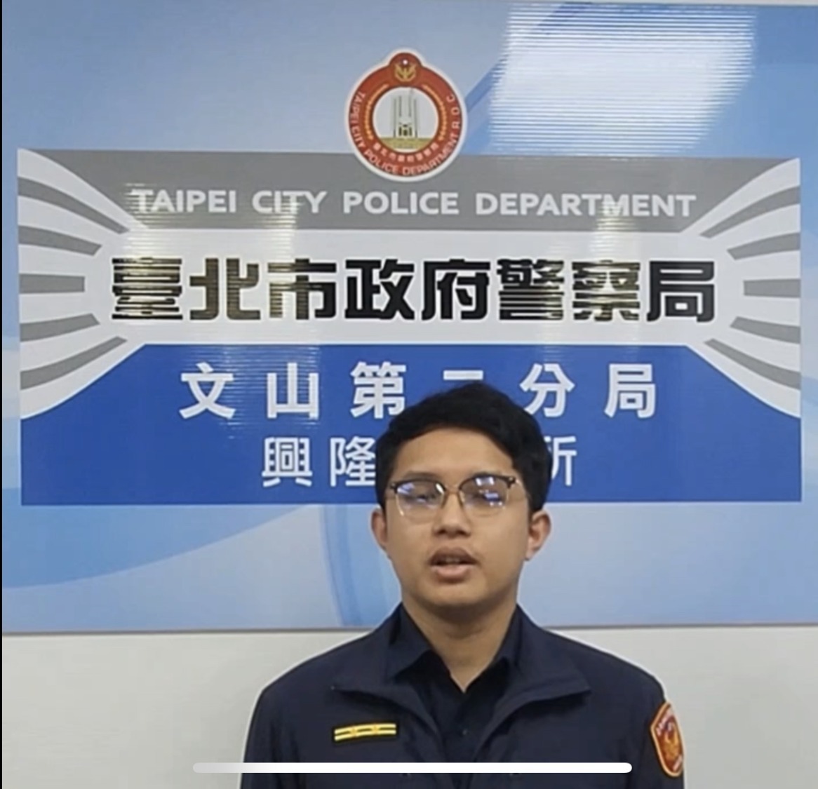 興隆所長自錄說明影像。(記者 張艷君翻攝)