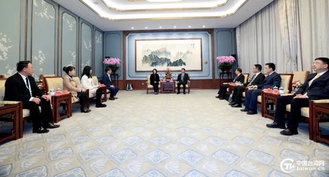 宋濤會見饒慶鈴:兩岸一家親,攜手共創未來