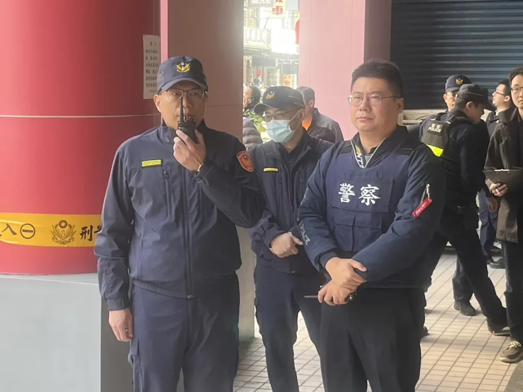 土城警分局於今(6)日上午14時聯合土城農會清水分部舉辦防搶演練