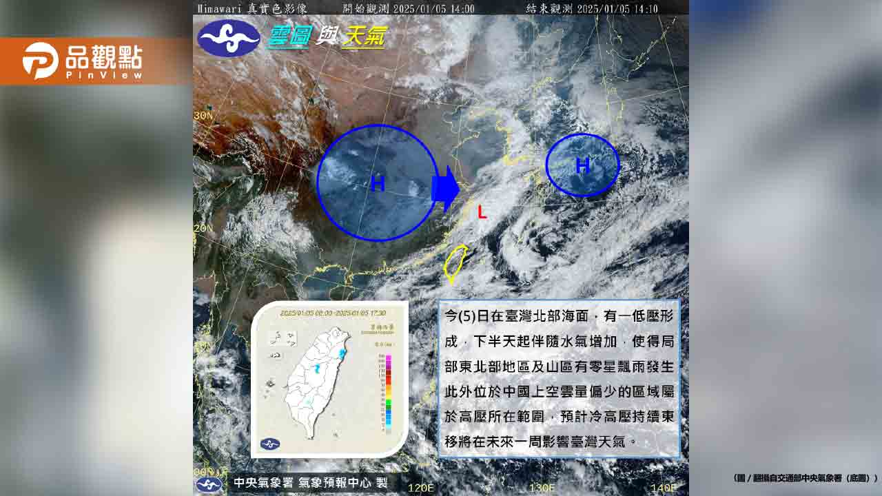 凍！入冬最強冷氣團「又濕又冷」連下3天雨