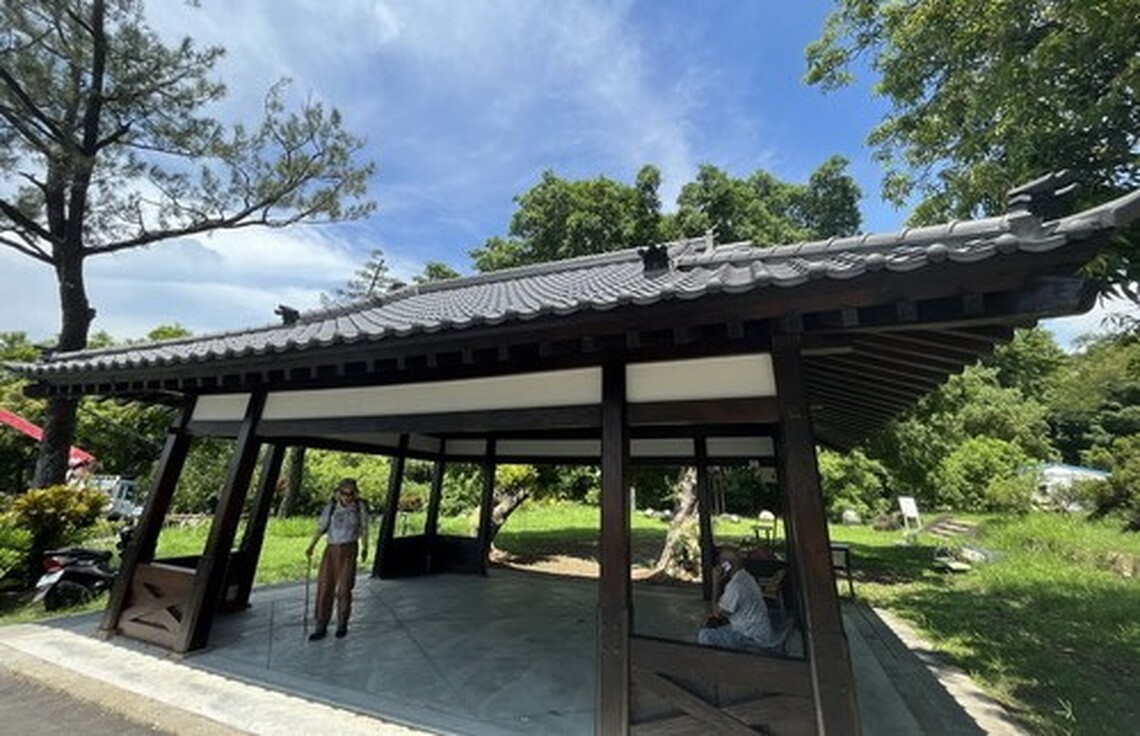 台南虎頭埤新化神社完成修復假日導覽