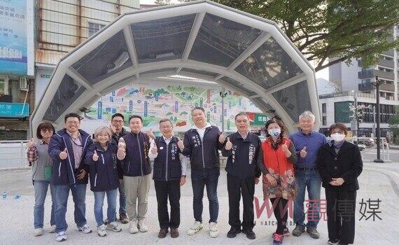 北區文心中清廣場全新亮相　中市建設局融合地方記憶打造人氣新地標