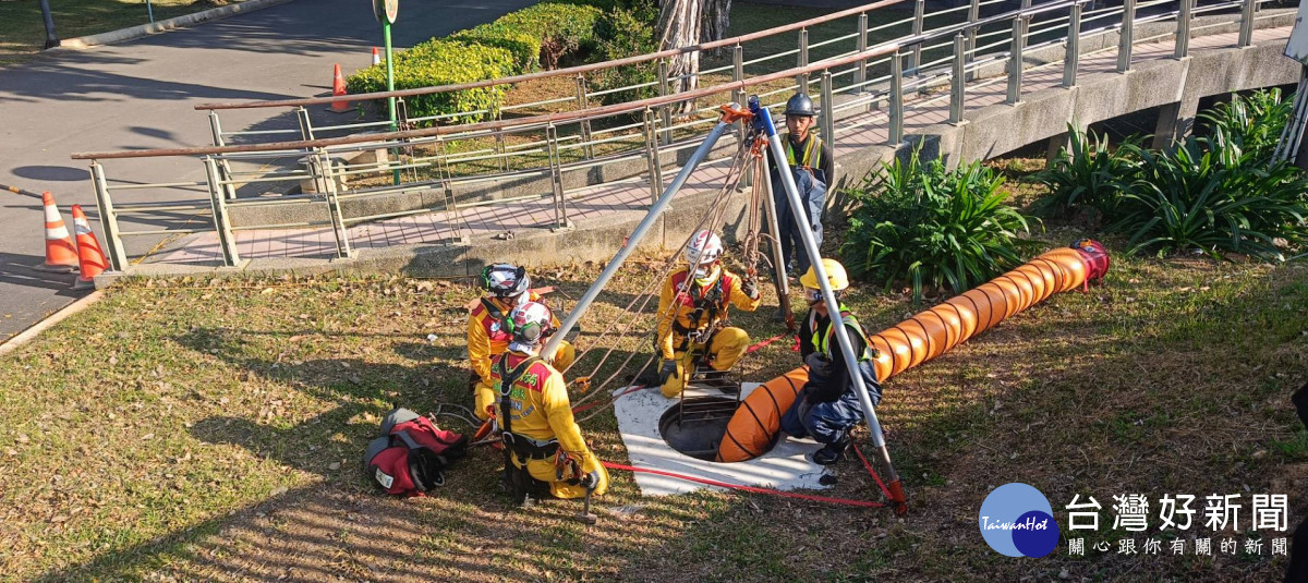 桃園市政府針對雨水下水道人孔功能全面創新改進，為道路安全與搜救效率帶來嶄新突破。